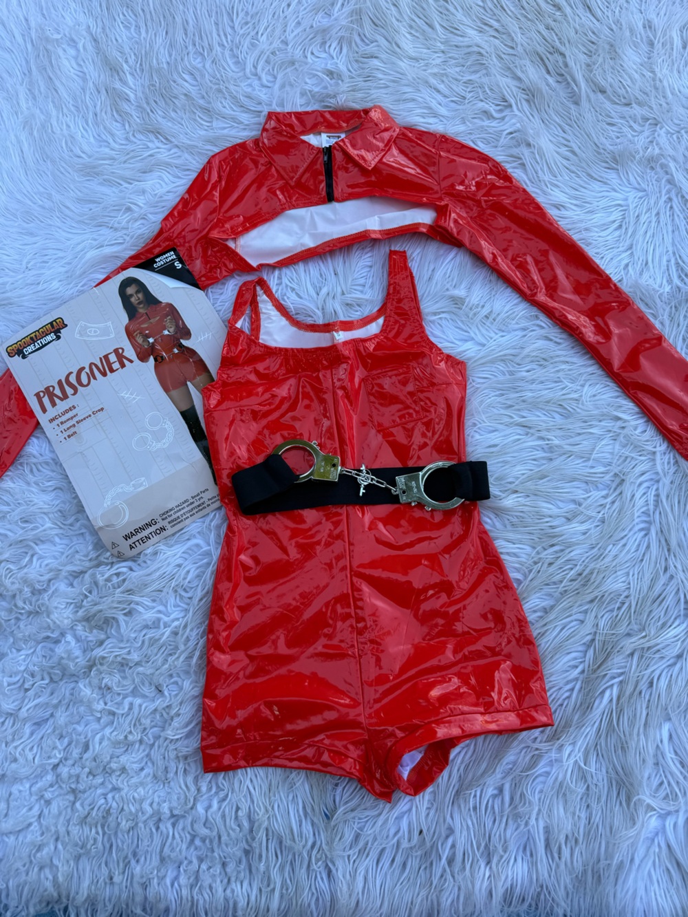 Women’s Prisoner latex Costume (D8)
